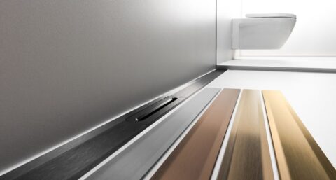 Douchegoten in vijf trendkleuren