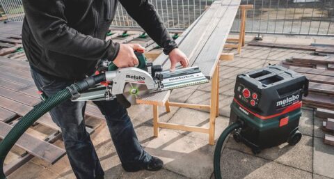 Overal exacte afkortzaagsnedes met de nieuwe afkortrails van Metabo