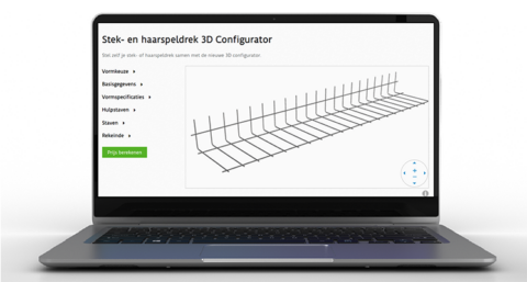 3D-wapeningconfigurator laat aannemer productiemachine aansturen