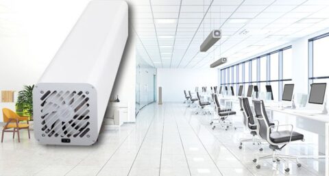 Chemicaliënvrije luchtdesinfectie met UV-C licht