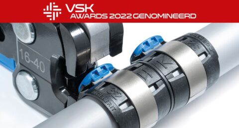 VSK Awards 2022-nominatie: Geberit FlowFit: innovatief aanvoersysteem geïnstalleerd in één vloeiende beweging