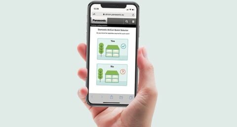 Panasonic lanceert een snelle selectietool voor airconditioning