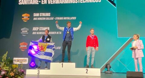 Sam Strijbis Nederlands kampioen MBO sanitair- en verwarmingstechniek