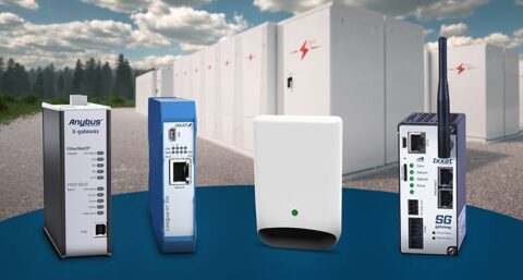 HMS presenteert communicatieoplossingen voor batterij-energieopslagsystemen