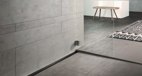 TECE doucheprofiel nu ook in XXL en edel zwart