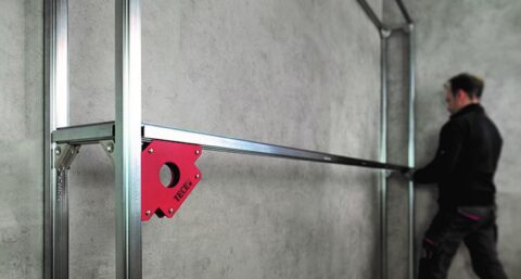 Makkelijke montage voorwandsysteem door ‘derde hand’