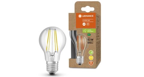 LEDVANCE LED lampen portfolio uitgebreid met  Energielabel A