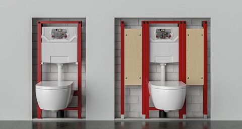 ‘Inbouwspoelreservoir met geïntegreerde stagnatiespoeling voor barrièrevrije toiletten’