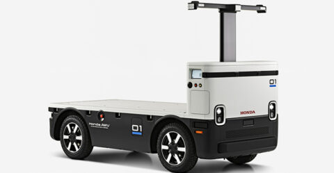 Autonoom voertuig voor de bouw van Honda