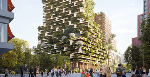 De prefab onderdelen van Wonderwoods