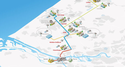 Warmtetransportleiding tussen Vlaardingen en Den Haag krijgt groen licht