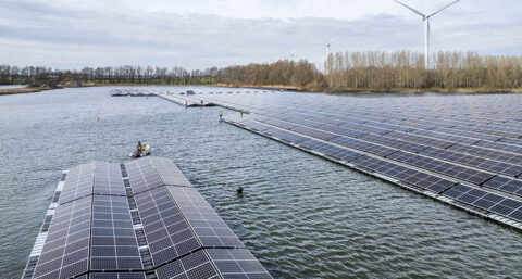 Drijvend zonnepark levert energie voor 4300 huishoudens