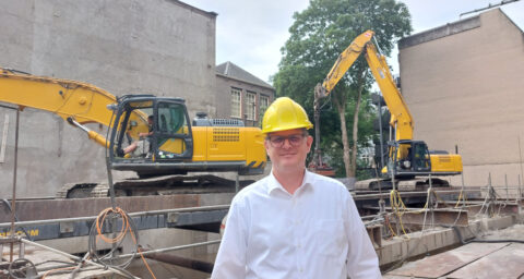 Zo laat je trillingsvrij een kelder afzinken