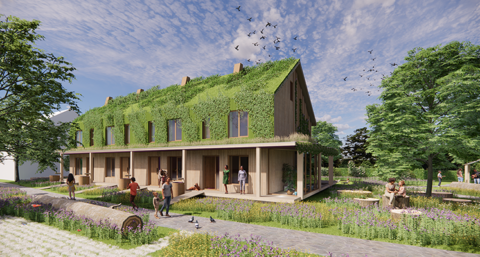 Ballast Nedam slaat CO2 op in woningen