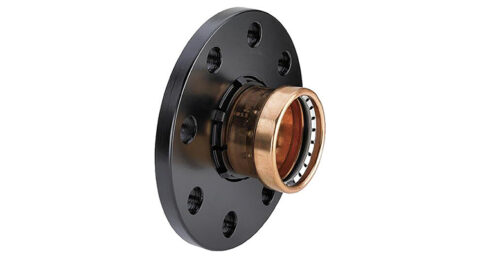 Nieuwe flensovergang van Viega