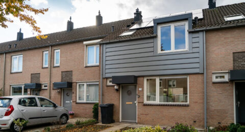 Deze normale gevelbekleding is ook bron voor warmtepomp