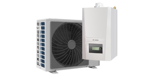 Deze warmtepomp-en-cv-ketel-in-één is efficiënt en bespaart ruimte