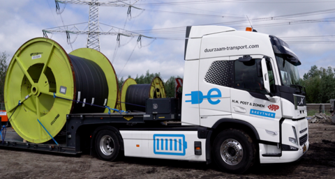 Prysmian vervoert elek­tri­ci­teits­ka­bels elektrisch