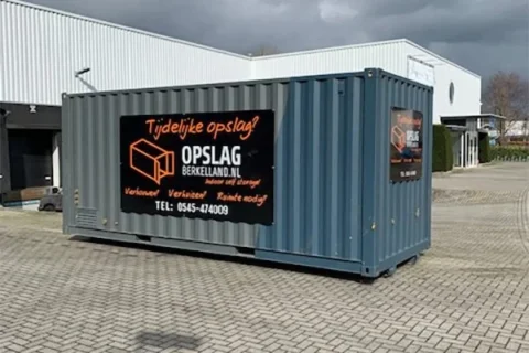 Een opslagcontainer huren in Oost-Nederland