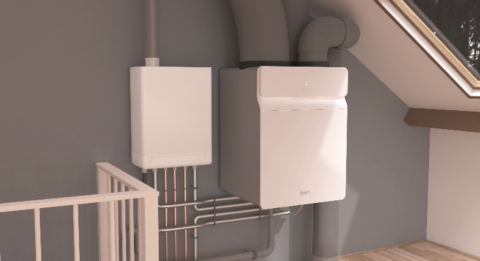 Nieuwe warmtepomp wisselt slim tussen ventilatielucht en buitenlucht als bron