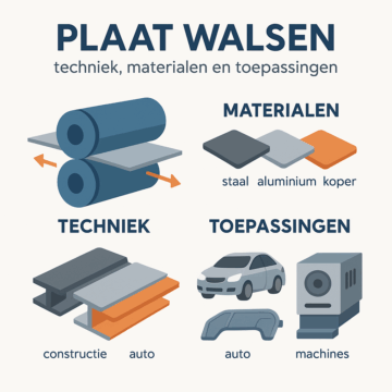 Plaat walsen: techniek, materialen en toepassingen