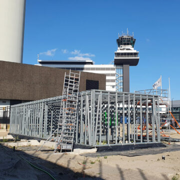 Circonfix en Hekker realiseren modulair en circulair toiletgebouw Schiphol