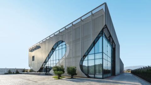 Deze textielgevel zorgt voor schone lucht in de stad