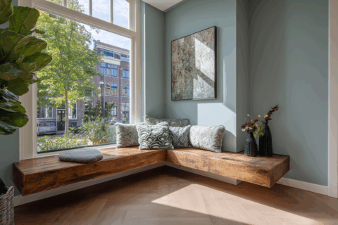 Waar het licht binnenvalt, ontstaat ruimte