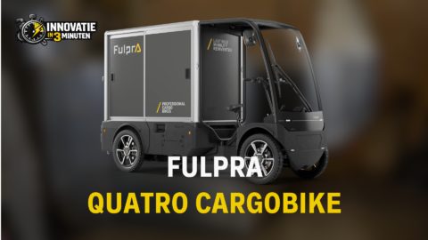 Met al je gereedschap en spullen op de fiets naar je klant