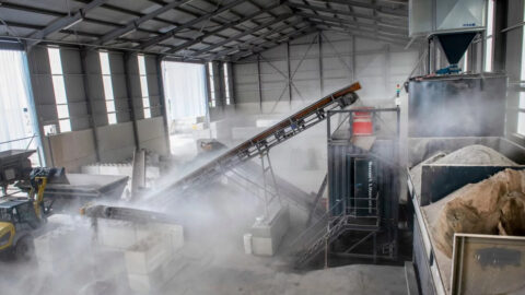 Recyclen beton