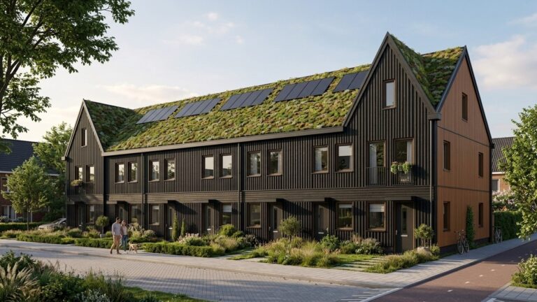 Woningbol.com!? \'Binnen 10 minuten heb je een houten rijtjeshuis\'