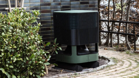 Superstille Nederlandse warmtepomp kan zo in het stopcontact
